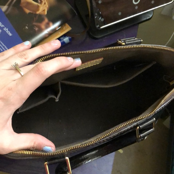 cuir glace louis vuitton handbolsa